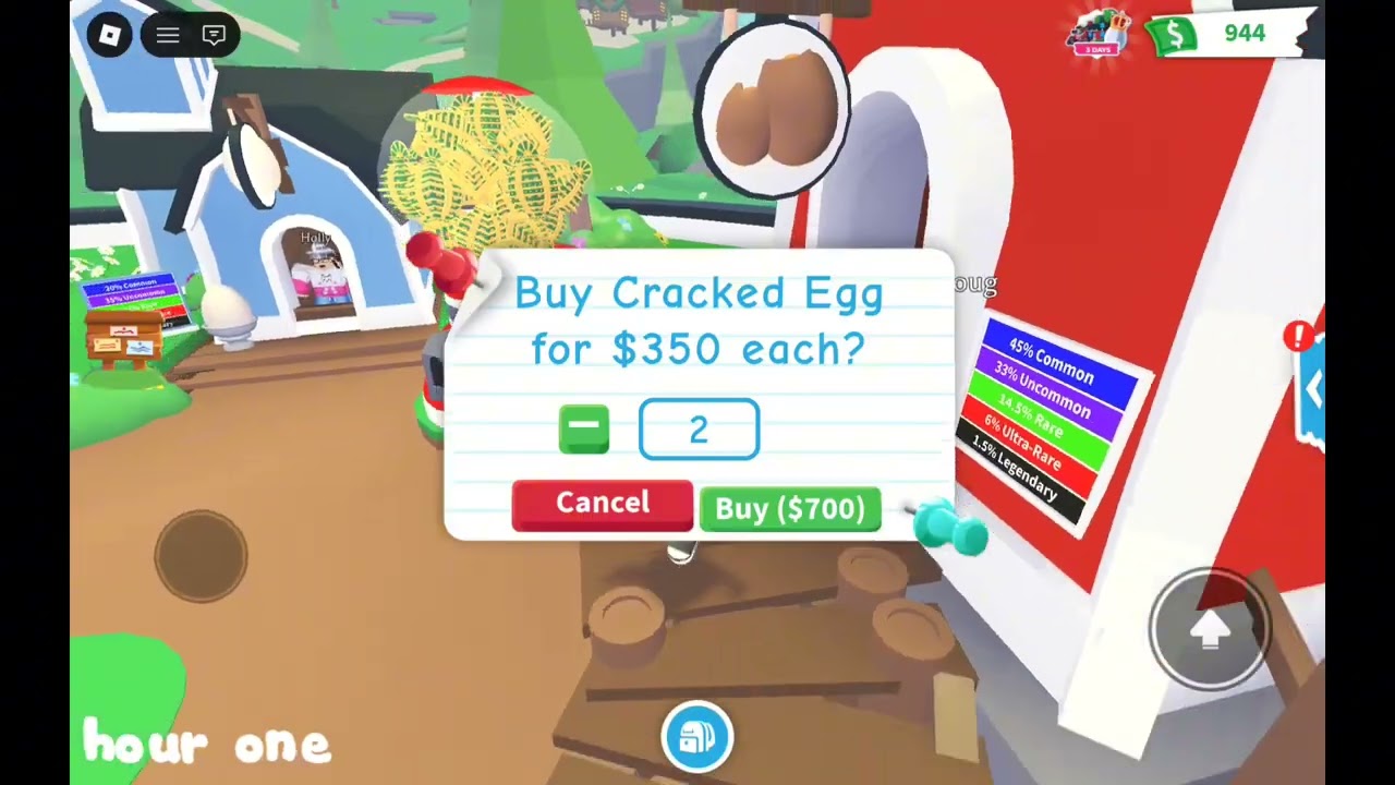 Trying to get my friends dream pet in adopt me (part 1)