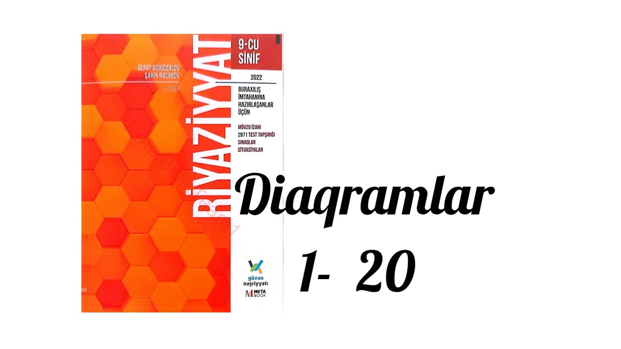 Diaqramlar. #9cusinif #güvən nəşriyyat 2022 #buraxilisimtahani  #riyaziyyat #test #izah