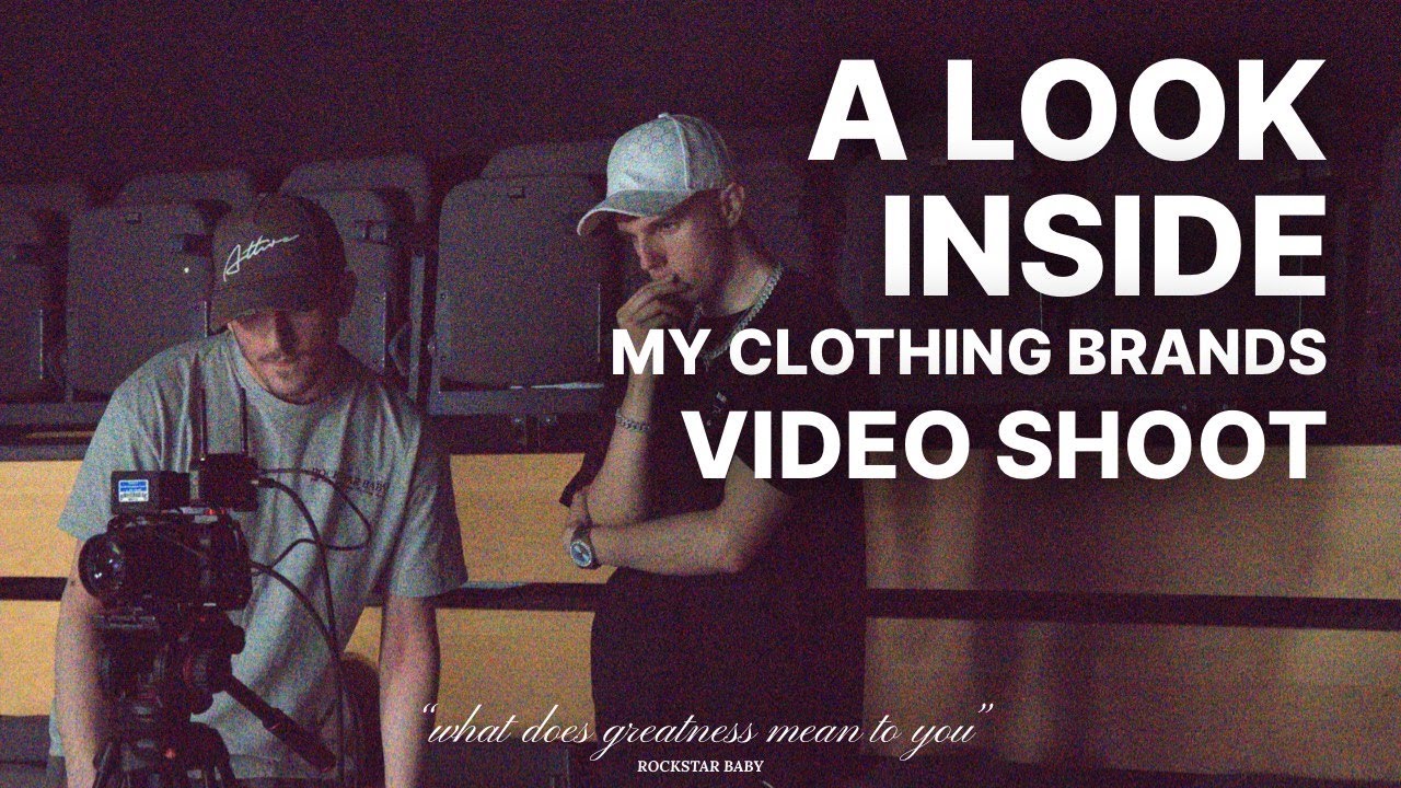A Look Inside My Clothing Brands Video Shoot (BTS Vlog)
