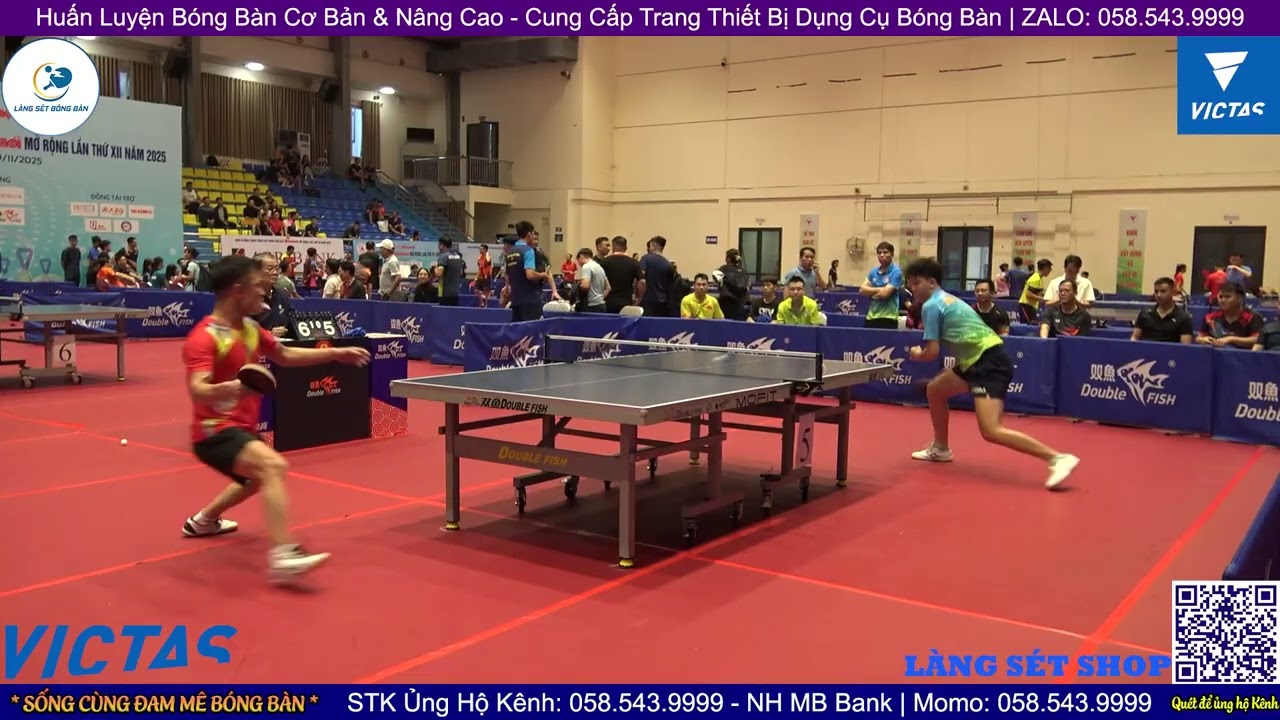 Luân Trố vs Nguyễn Xuân Diện - Bán Kết Đồng Đội Hạng A | Giải Bóng Bàn Báo Hà Nội Mới 2025