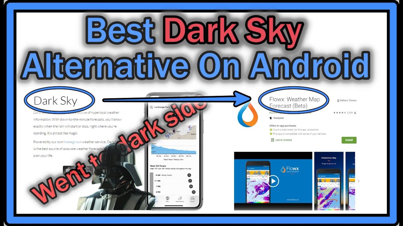 Whats The Best Replacement (Alternative) To The Dark Sky Weather App on Android?