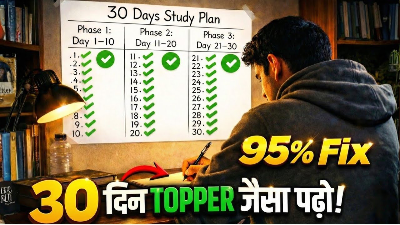 बस 30 दिन TOPPER की तरह पढ़ लो 🔥 |  Board Exam 2026 Ka Final Master Plan | board exam 2026
