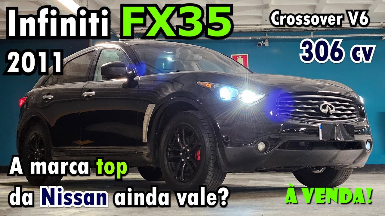 Infiniti FX35 2011 é modelo raro para sentir a tocada do V6