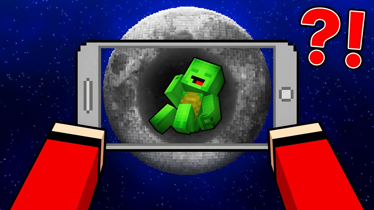 JJ Scanned the Moon and Found Mikey in Minecraft (Maizen)