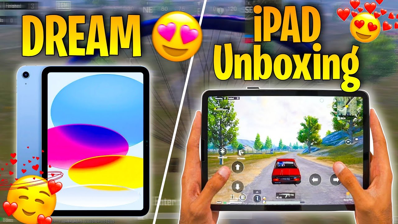 Dream iPAD Unboxing ❤️ | Ipad 11 Generation Unboxing & PUBG/BGMI 120 FPS Test