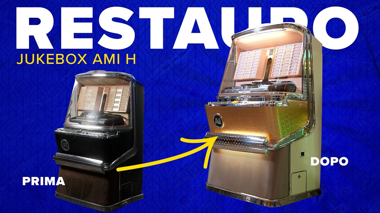 RESTAURO COMPLETO! JUKEBOX AMI H COMPLETAMENTE RESTAURATO