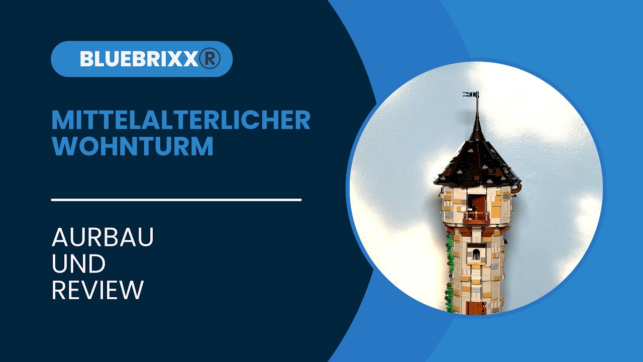 BlueBrixx  REVIEW / Mittelalterlicher Wohnturm /  SET 105787