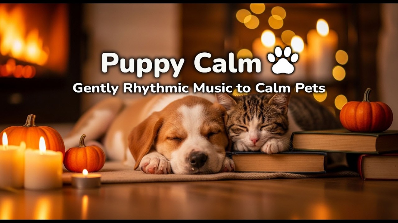 따뜻한 불빛 아래, 강아지와 고양이를 위한 편안한 음악 Peaceful Music for Dogs & Cats | Puppy Calm