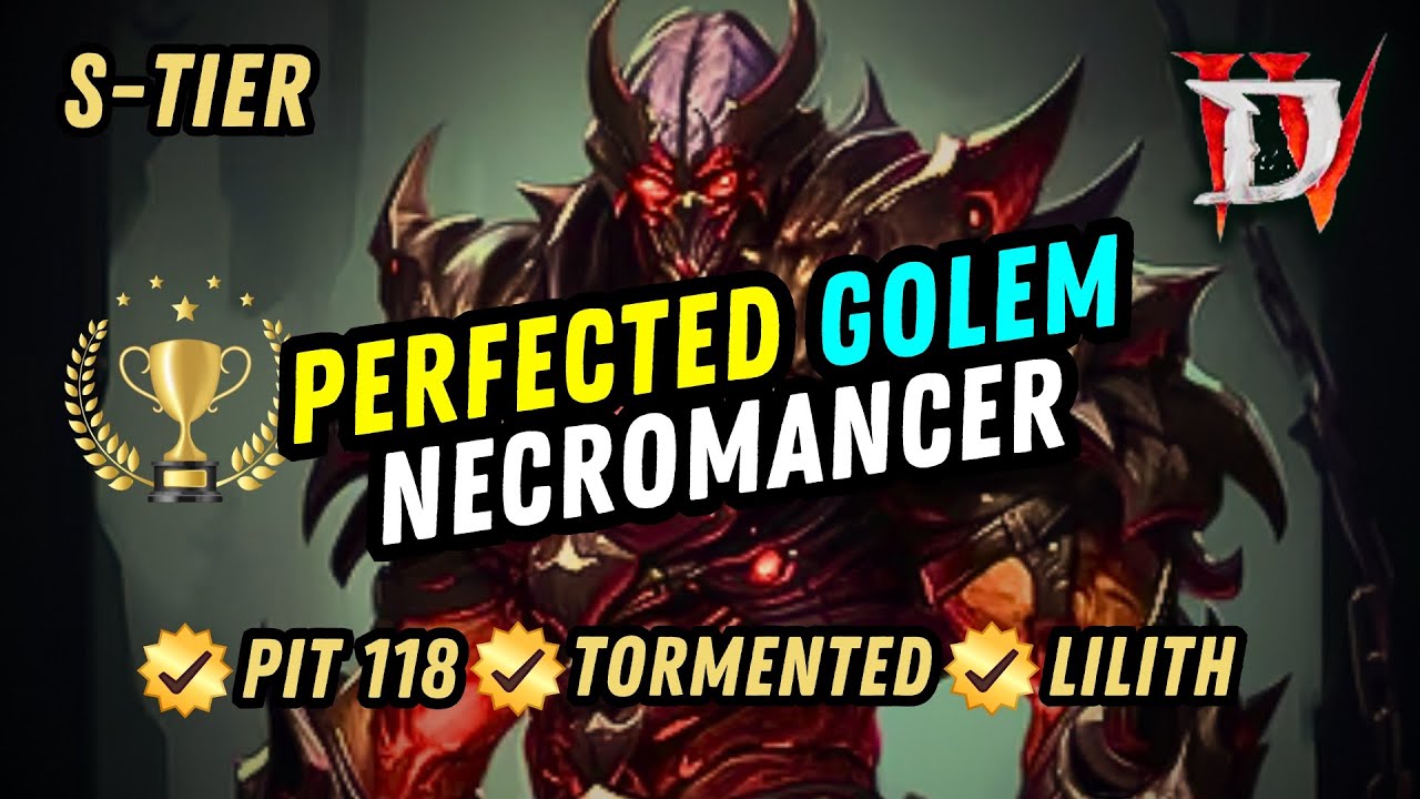 THE BEST Diablo 4 Build Necromancer PERFECTED ENDGAME Guide (Season 4)