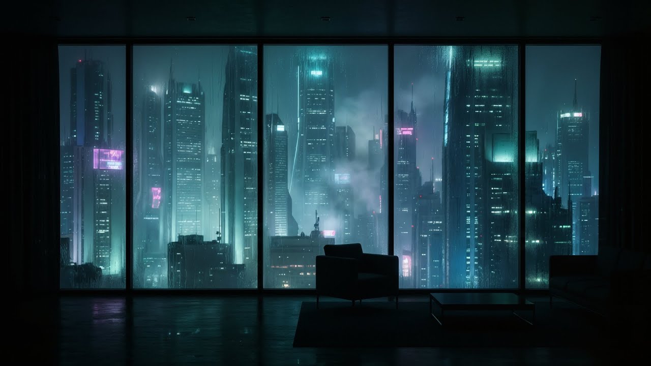 Ephemeral Echoes 🌧️ | Cinematic Electronic Sound World of Urban Rain & Solitary Cityscapes