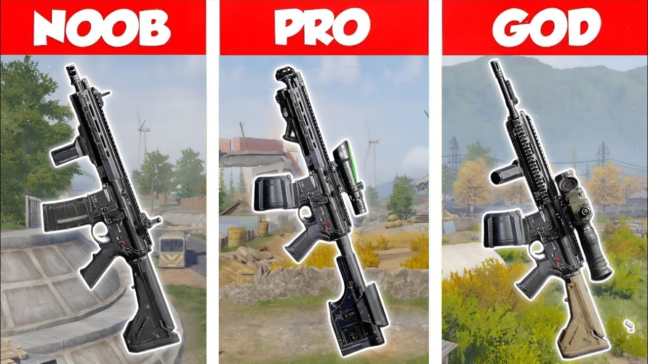 Arena breakout NOOB vs PRO VS GOD | H416 Loadout 