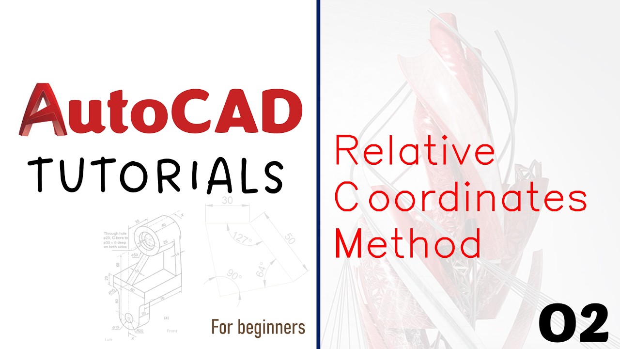 Relative Coordinates in AutoCAD modelling
