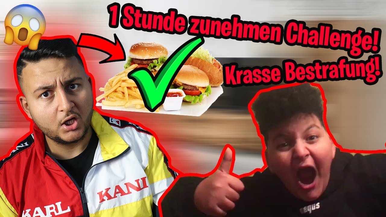 Wer schafft es in 1 Stunde mehr zuzunehmen Challenge! (mit krasser Bestrafung!) | Can Wick