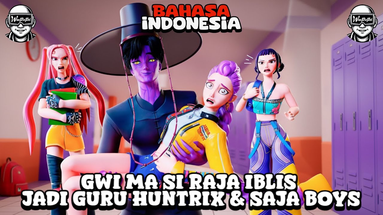 DUBBING INDONESIA: GWI MA RAJA IBLIS JADI GURU KELAS HUNTRIX, SAJA BOYS - ANIMASI KPOP DEMON HUNTERS