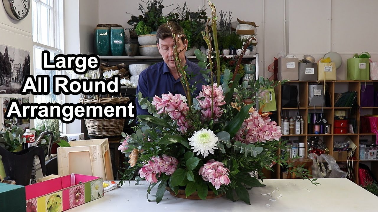 How To Make A Large All Round Flower Arrangement