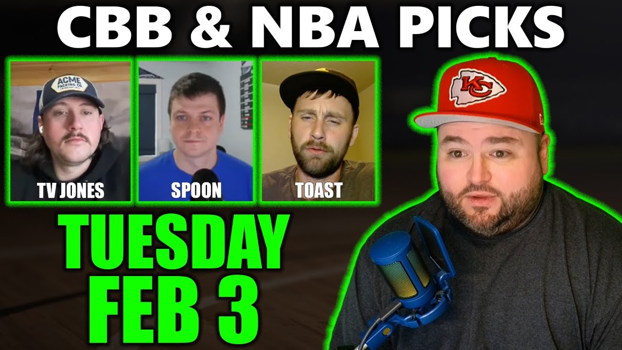 College Basketball & NBA Picks with Kyle Kirms | Tuesday February 3rd