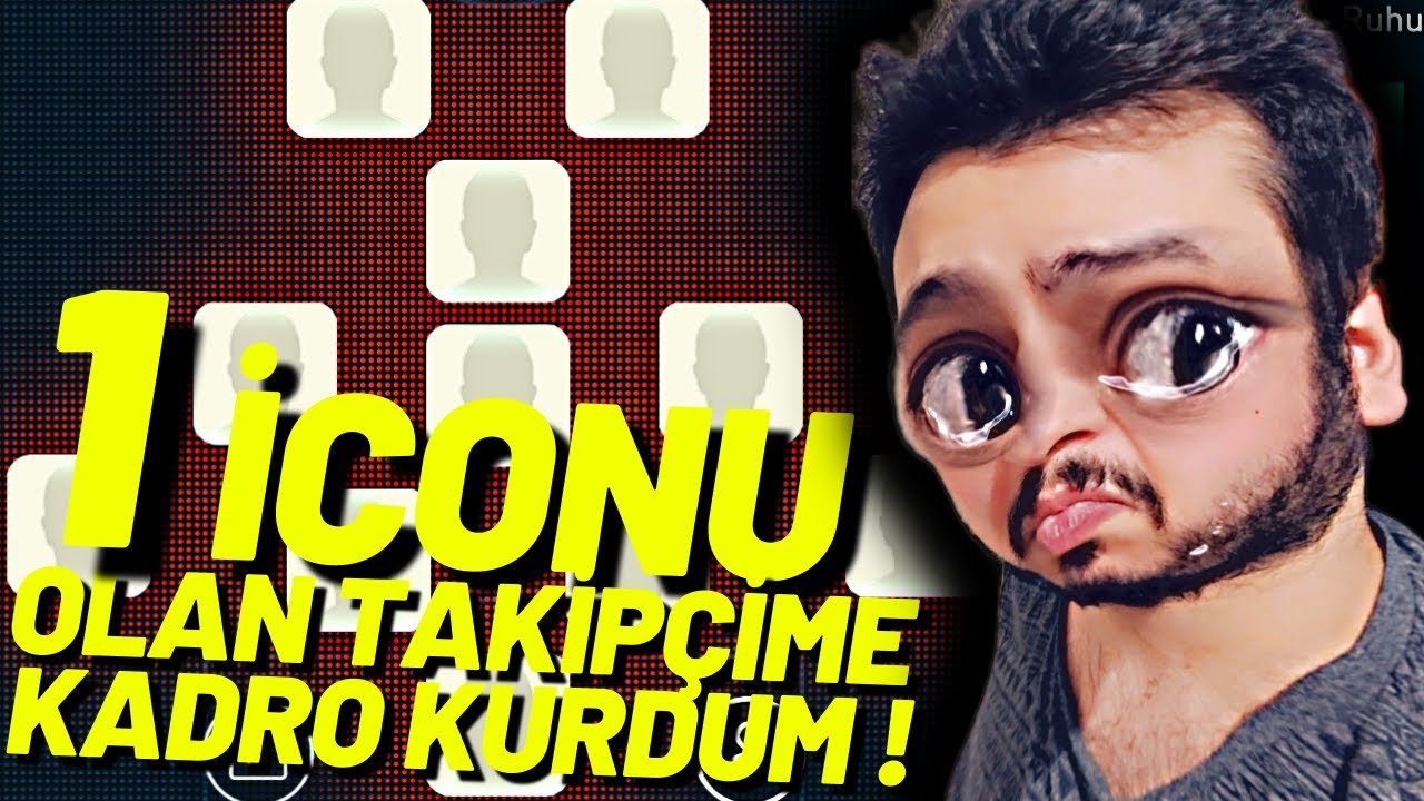 1 İCONU OLAN TAKİPÇİME SIFIRDAN KADRO KURDUM !! PES 2021 MOBİLE