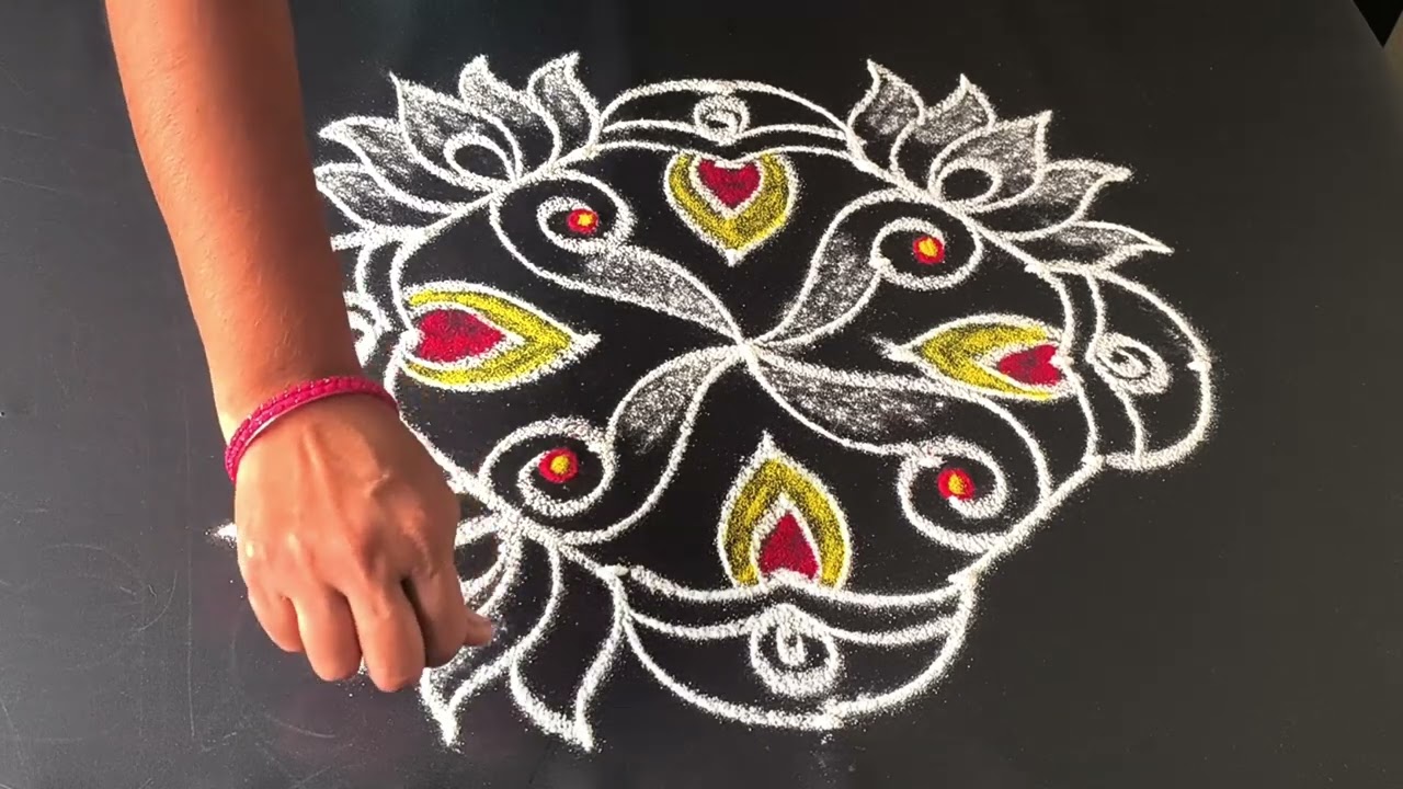 Simple Shivaratri 2026 Rangoli | 7 Dots Maha Shivaratri Kolam Designs |  Shivaratri Special Muggulu