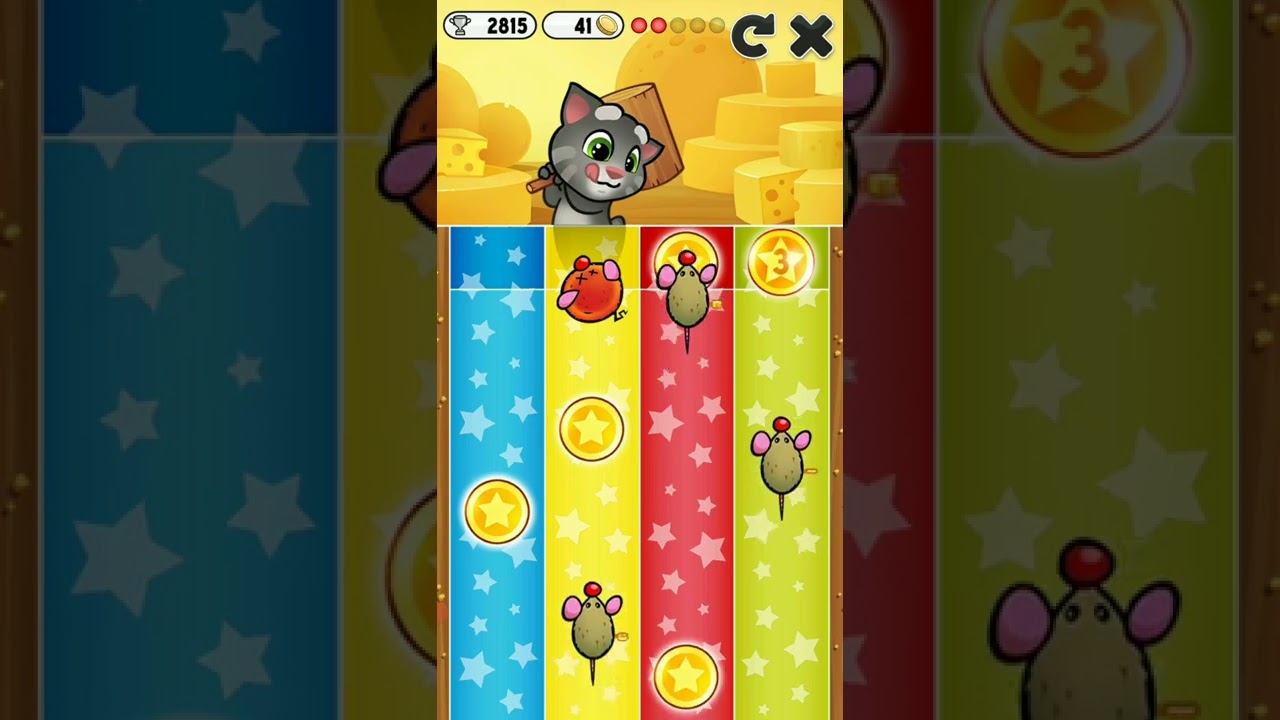 My Talking Tom Old Version | Whack-A-Mouse | New High Score 7045 (Most viewed video)