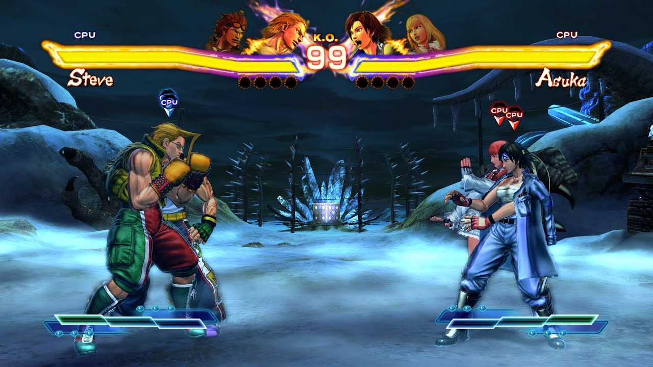 Hwoarang & Steve vs Asuka & Lili! Fabulous AI Melee!