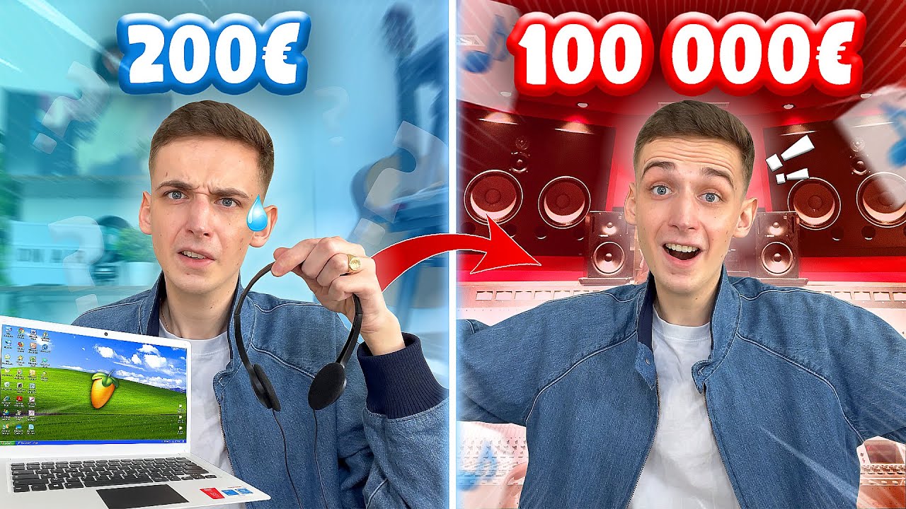 FAIRE UNE INSTRU AVEC 200€ VS 100 000€ ! (c'est fou)