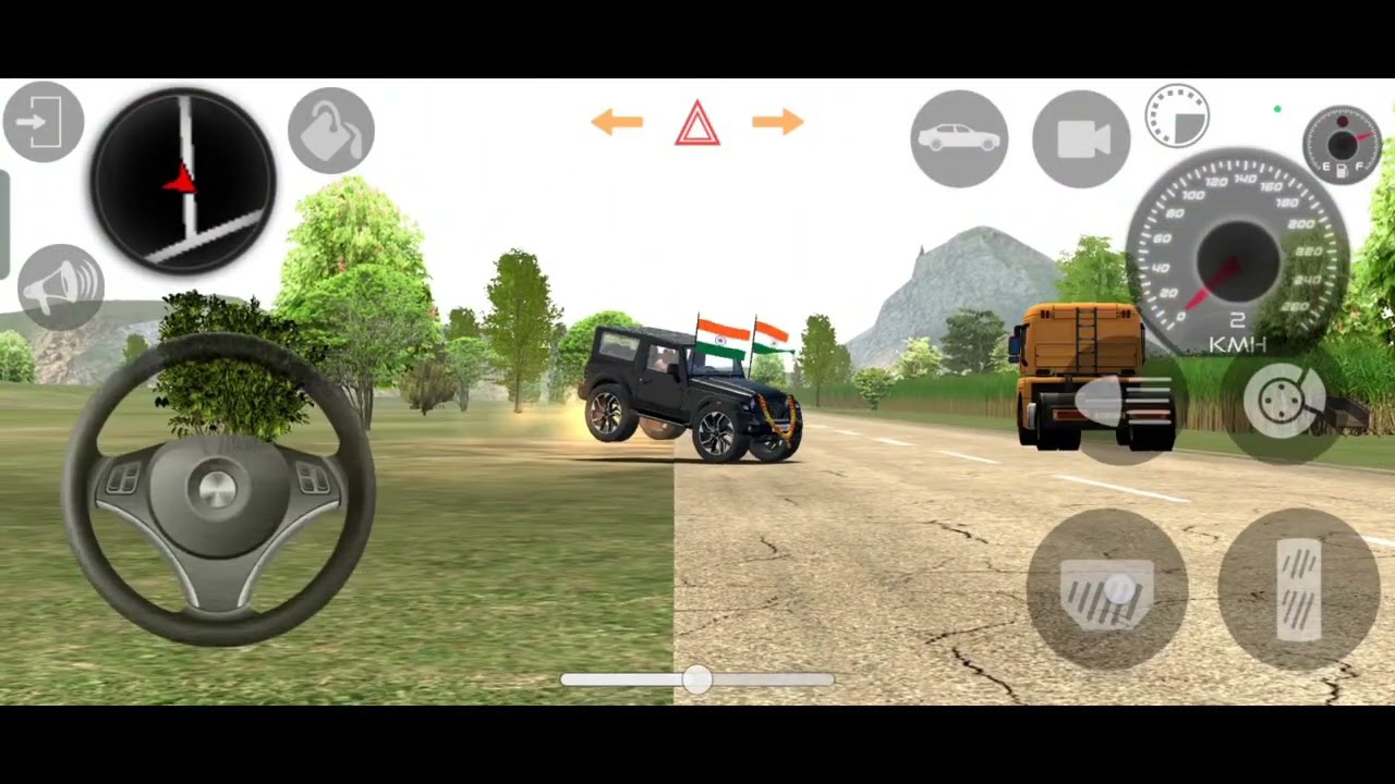 Modified Mahindra Thar😈Games:Indian Thar (Gadi Wala Games) Car Game Android Game - And roid Gameplay