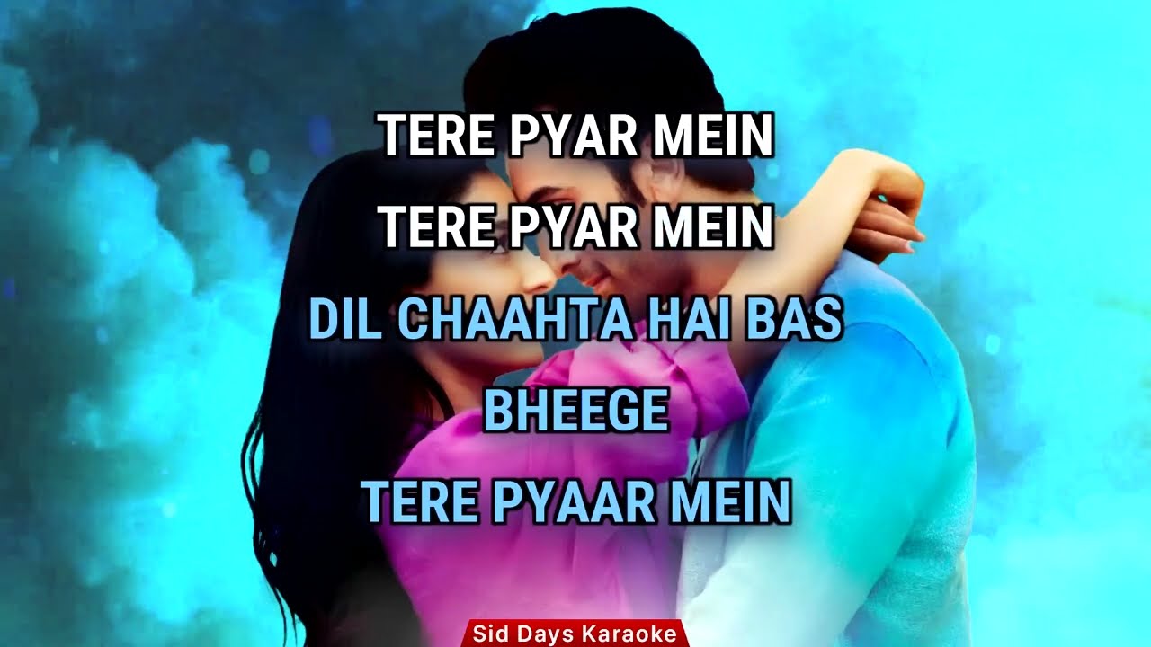 Tere Pyaar Mein | KARAOKE | Tu Jhoothi Main Makkaar | 2023