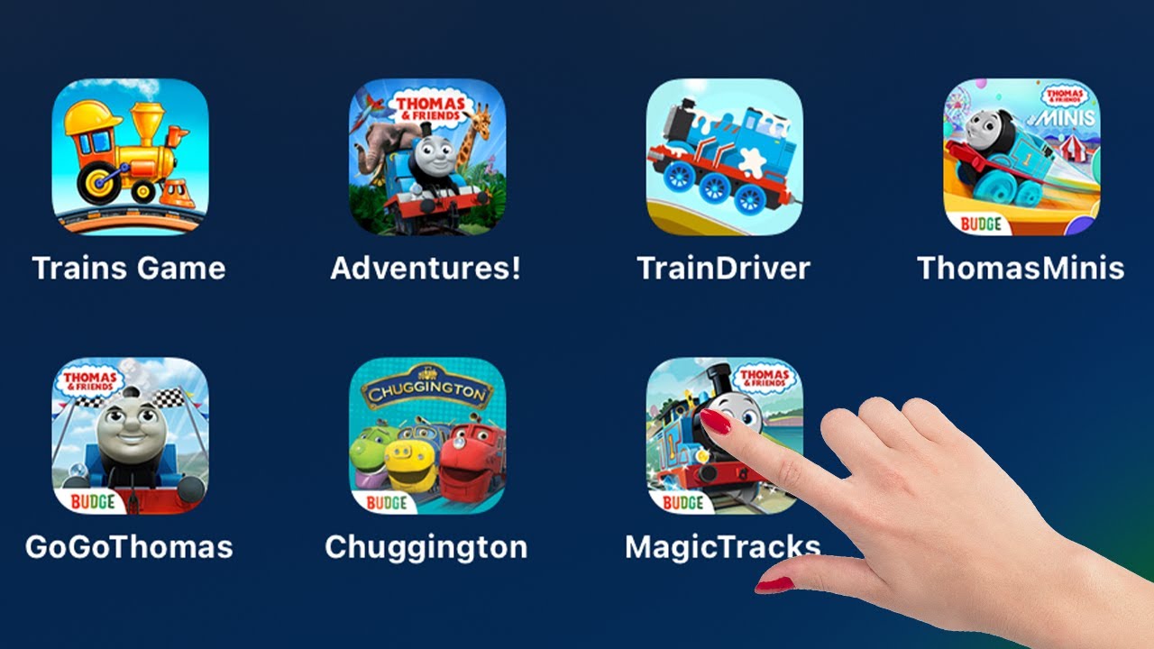Go Kids - Trains Game,Thomas & Friends Adventures,Train Driver,Thomas Minis,Gogo Thomas,Magic Tracks