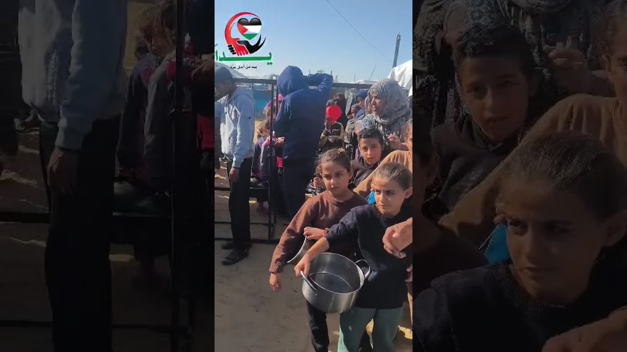 و أخيرا لحمة في غزة ... الحمد لله و بعد طول انتظار،  تكية لحم بالأرز 🍖🤲🏻🇵🇸✌🏼
