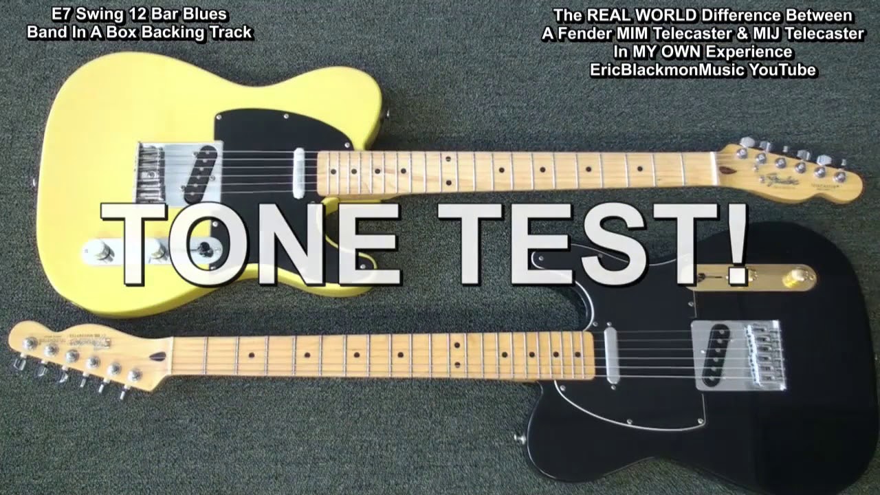 MIM Mexico Vs MIJ Japan Fender Telecaster Guitar Comparison In My Experience 