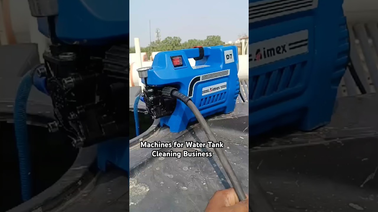 Water tank cleaning business machines at very low cost #watertankcleaning #businessowner