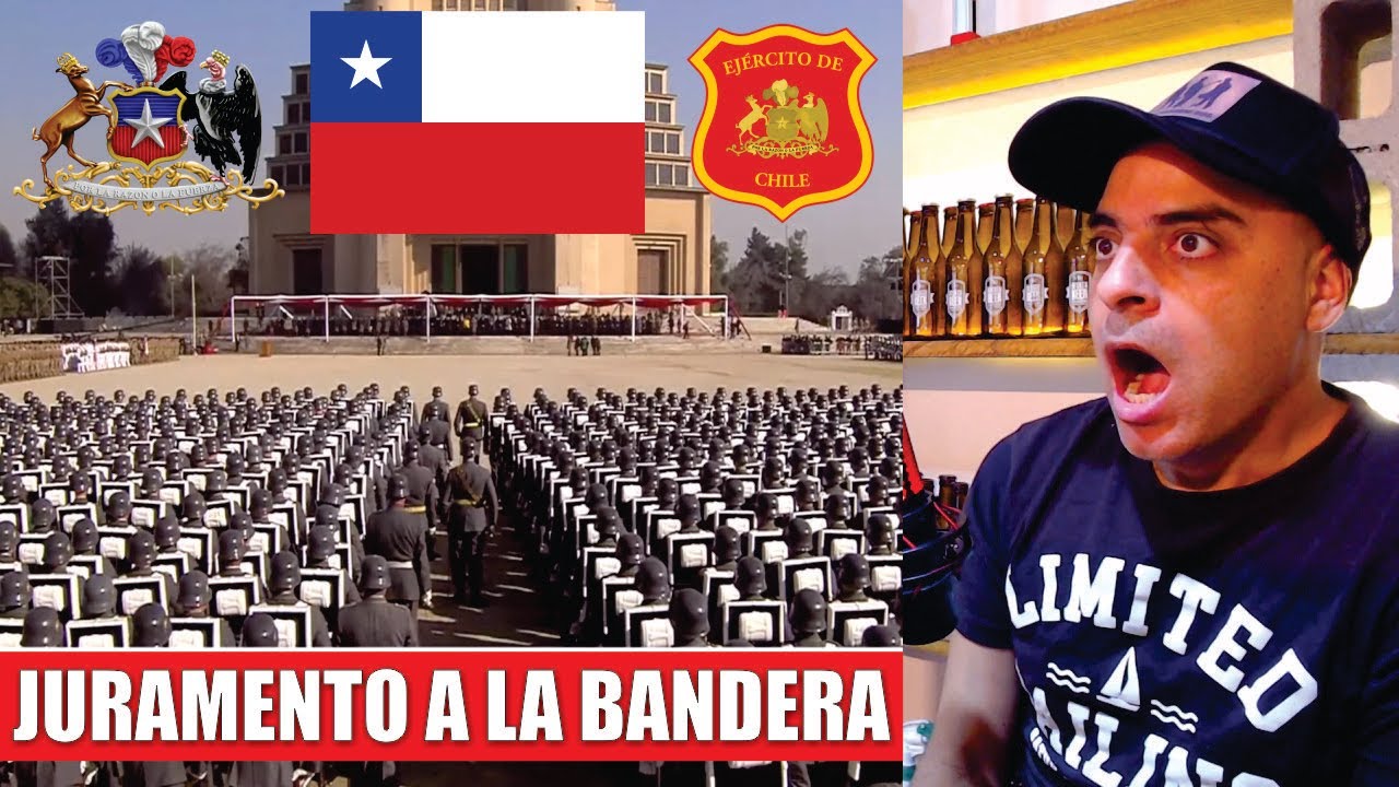 JURAMENTO A LA BANDERA CHILE 2024 - REACCIÓN DE ARGENTINO