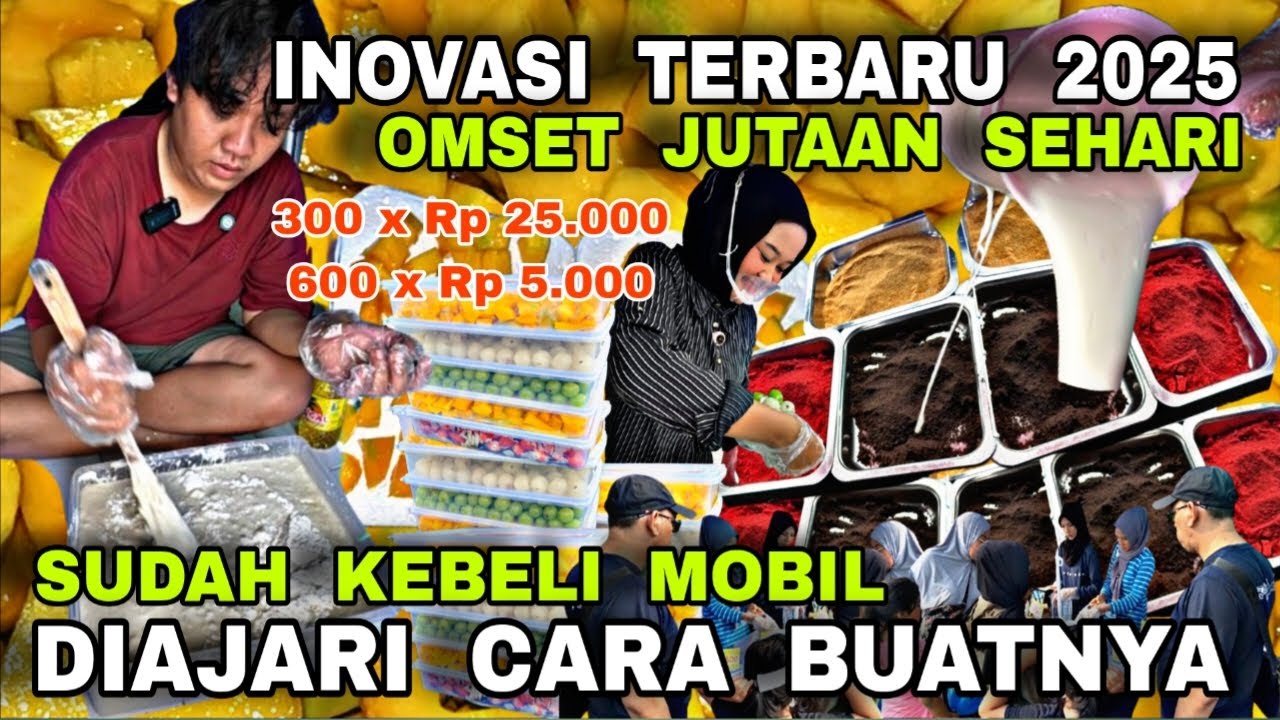 PERTAMA DI INDONESIA! MODAL TEPUNG DI KASIH AIR BISA KEBELI MOBIL - DIAJARI CARA BUATNYA