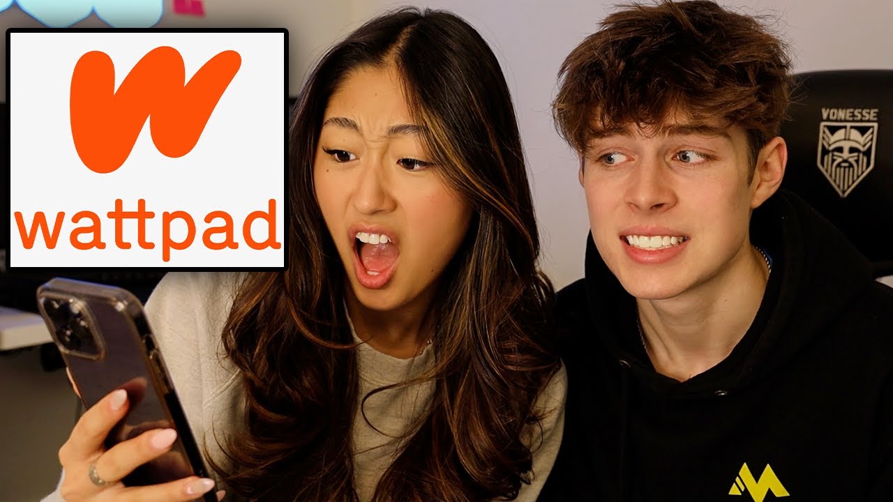 GIRLFRIEND REACTS TO FAN FICTIONS ABOUT ME *uncomfortable*
