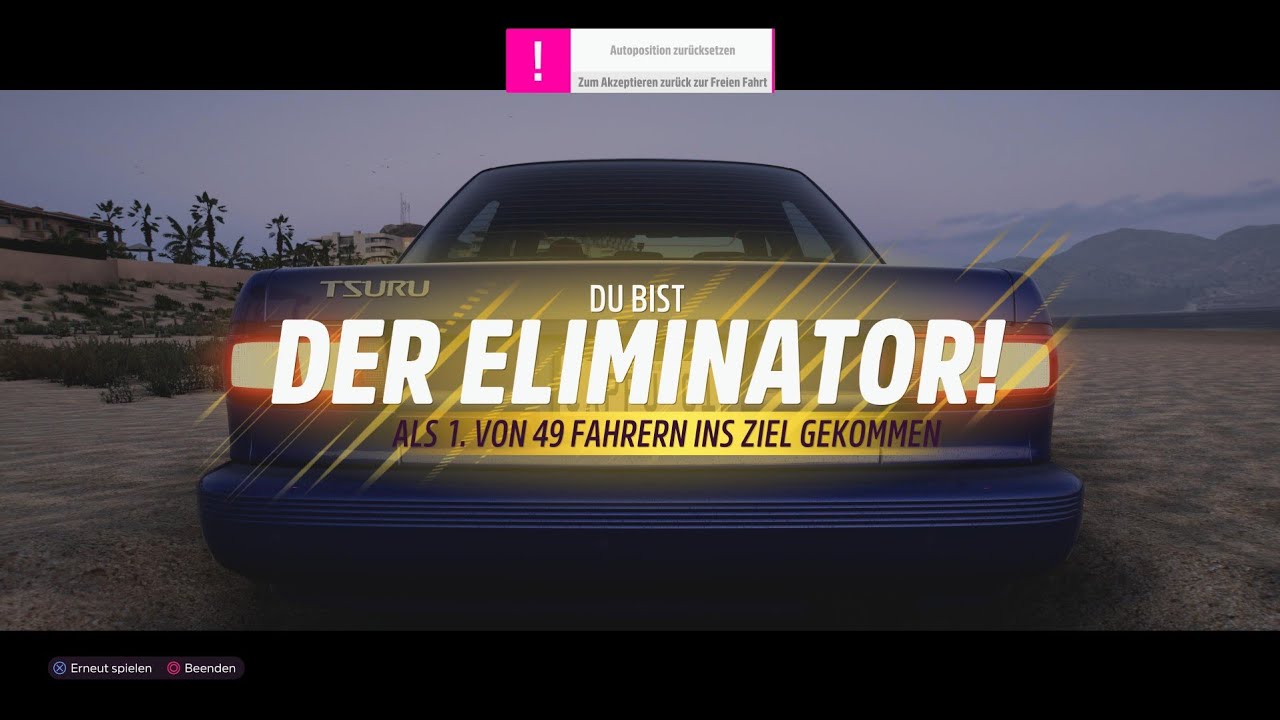 Forza Horizon 5 #337 win with Level 1 Car in Forza Eliminator on PS5