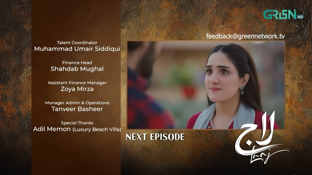 Laaj Episode 04 Teaser | 05th June 2026 | Aiza Awan - Syed Jibran | Green TV Entertainment 