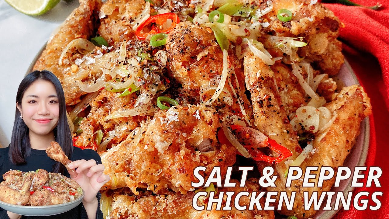 Salt and Pepper Chicken Wings 椒盐鸡翅 | Chinese Salt and Pepper Chicken Recipe | Crispy Fried Chicken