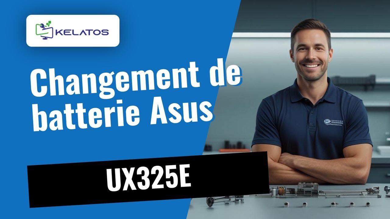 Votre ordinateur portable Asus UX325E ne charge plus ? 🔋 Changement de batterie