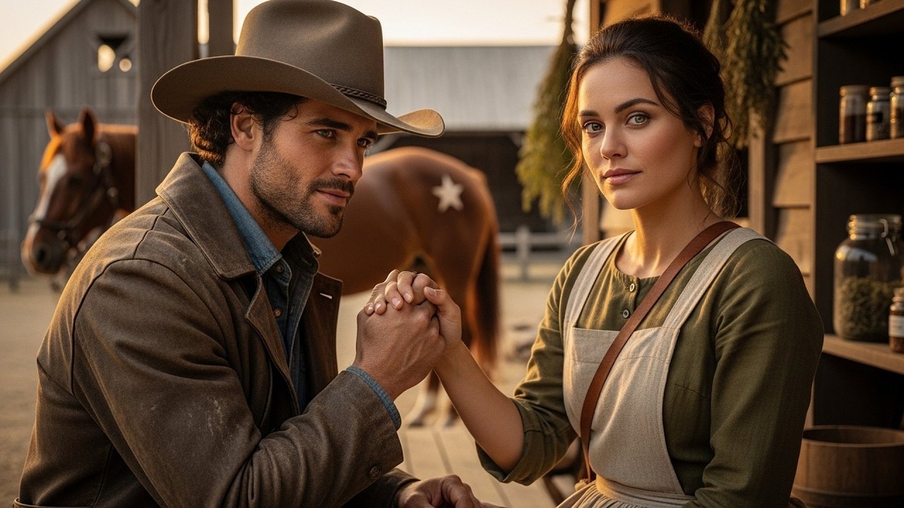 Herbalist Healed The Cowboy's Sick Horse, He Returned With Gratitude and Left With Her Hand In His