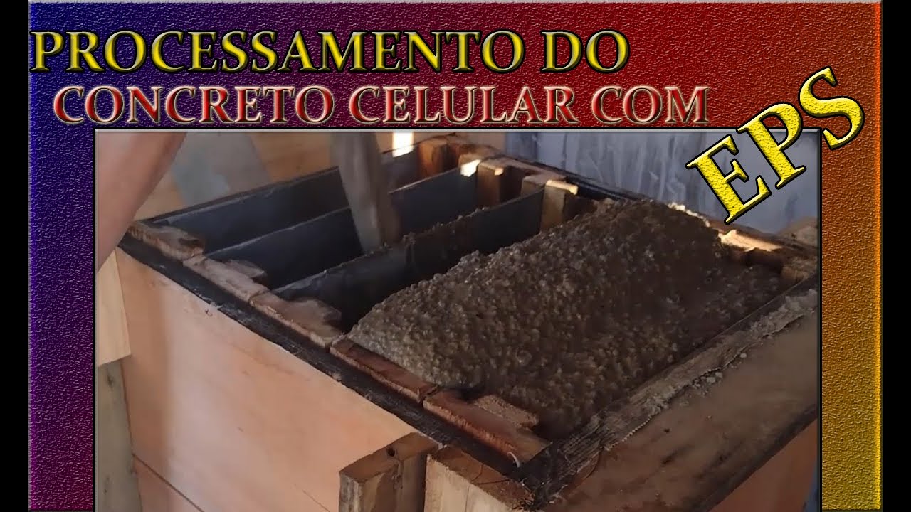 TESTE DE CONCRETO CELULAR COM EPS SHOW DE BOLA