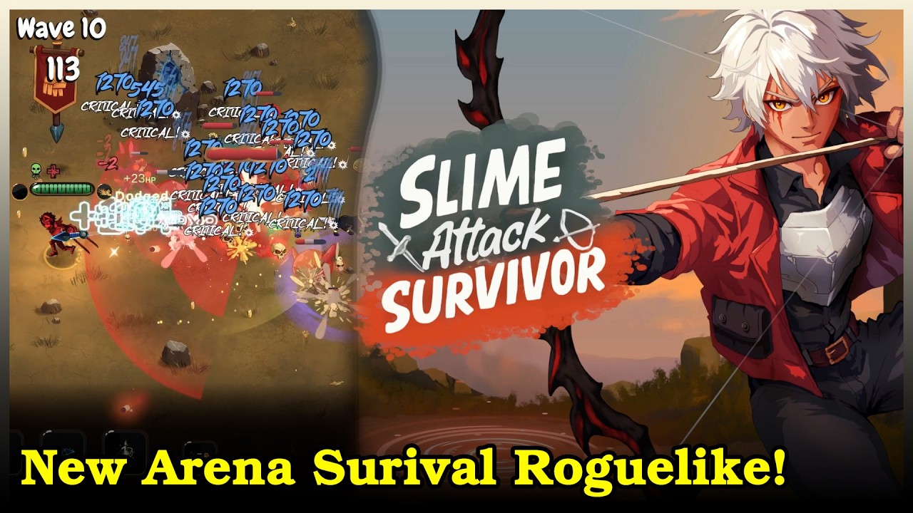 Slime Attack: Survivor - Survive being swarmed by Slimes in this Arena Roguelike