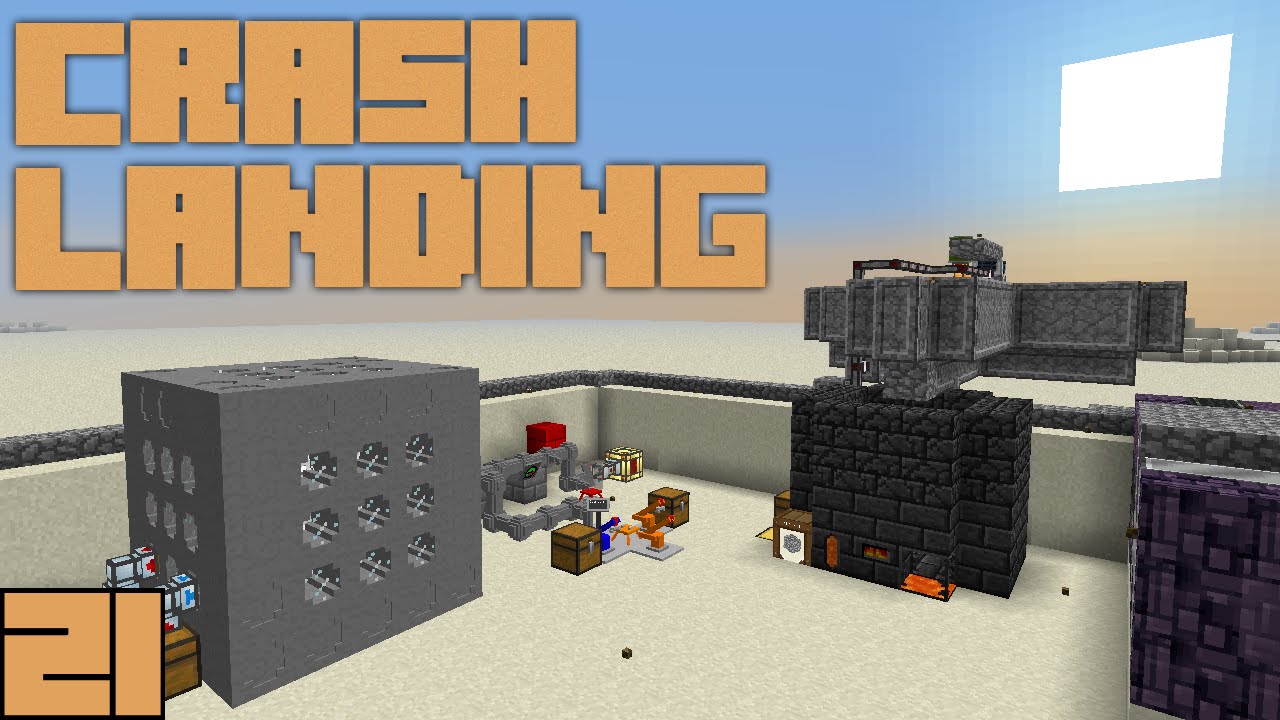 Minecraft Crash Landing - Advanced Puh neumaticcraft [E21]