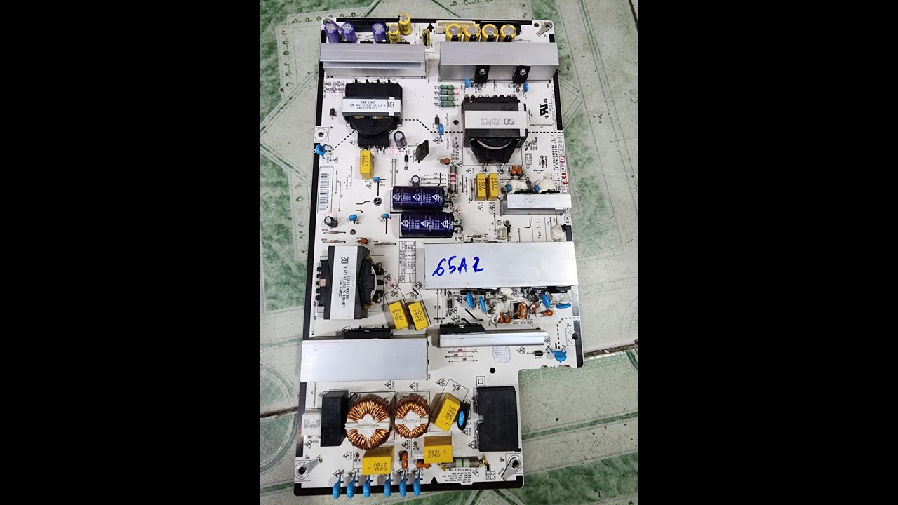 tivi olet lg 65a2 lỗi không đèn báo. quá trình sửa chữa nguồn phục hồi như zin.