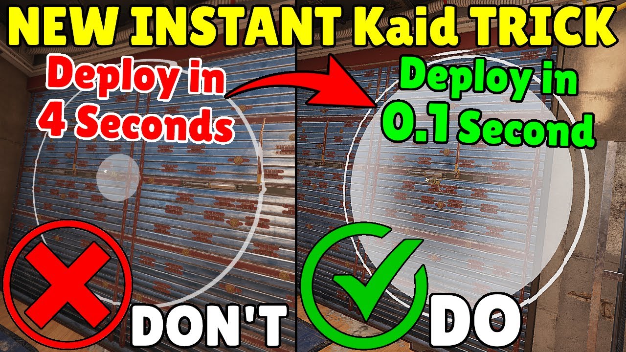 НОВЫЙ *Секретный* способ применить Кайда Электрокоготь за 0,1 СЕКУНДУ! - Rainbow Six Siege