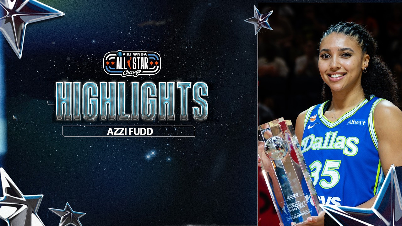 Highlights: Azzi Fudd's FULL 3-Point Contest Winning Performance