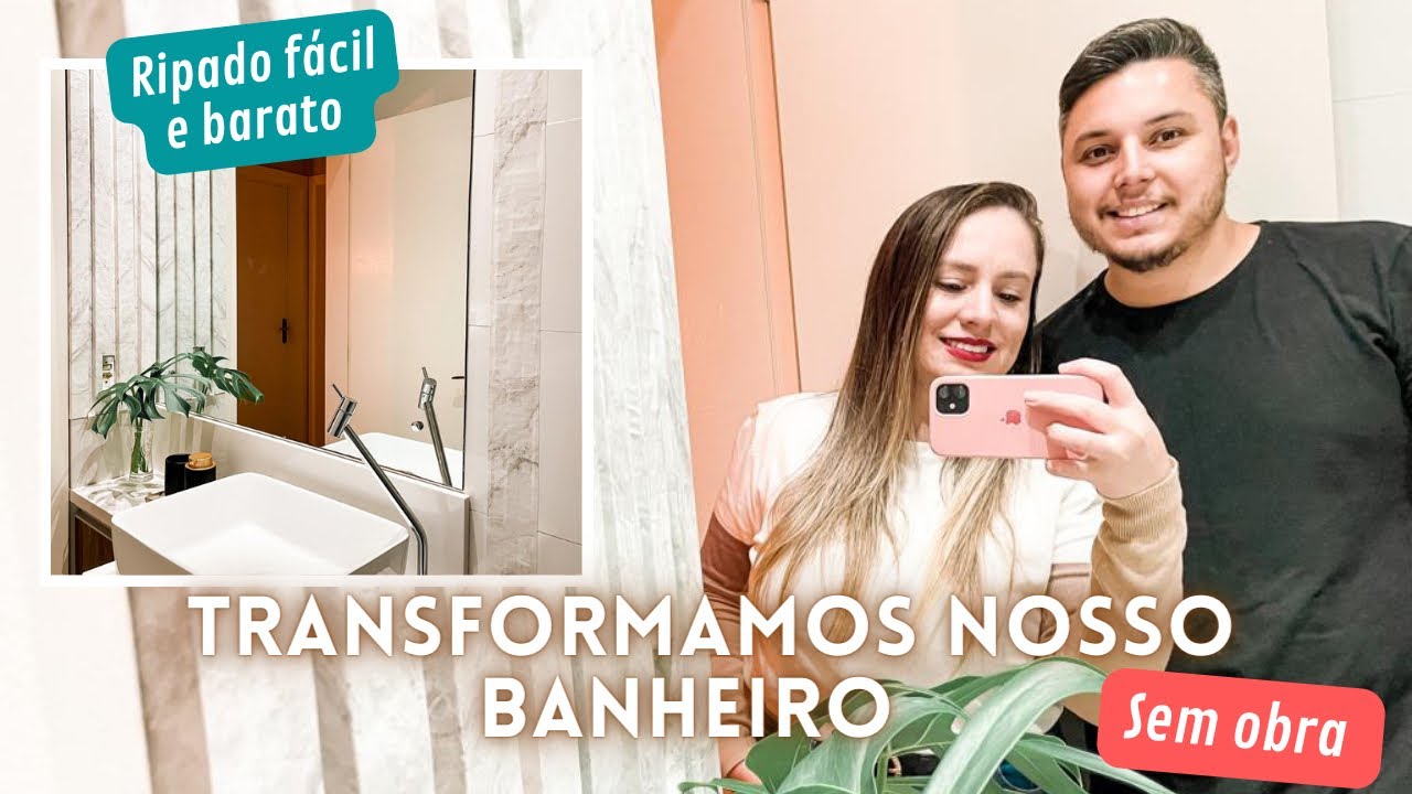 Reforma de banheiro pequeno gastando pouco: Antes e Depois