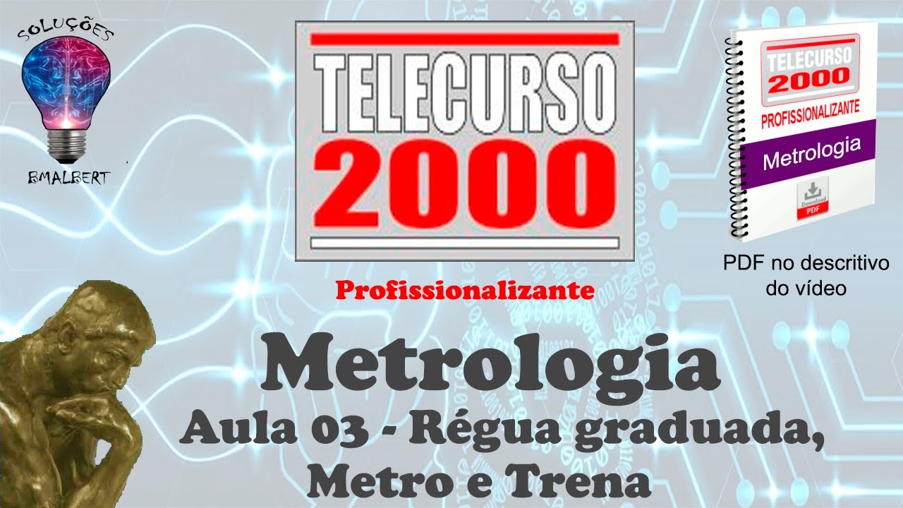 Telecurso 2000 - Metrologia - 03 Régua Graduada, Metro e Trena