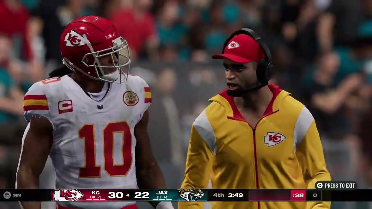 2027: AFC Wildcard - Jaguars vs. Chiefs 2nd Half