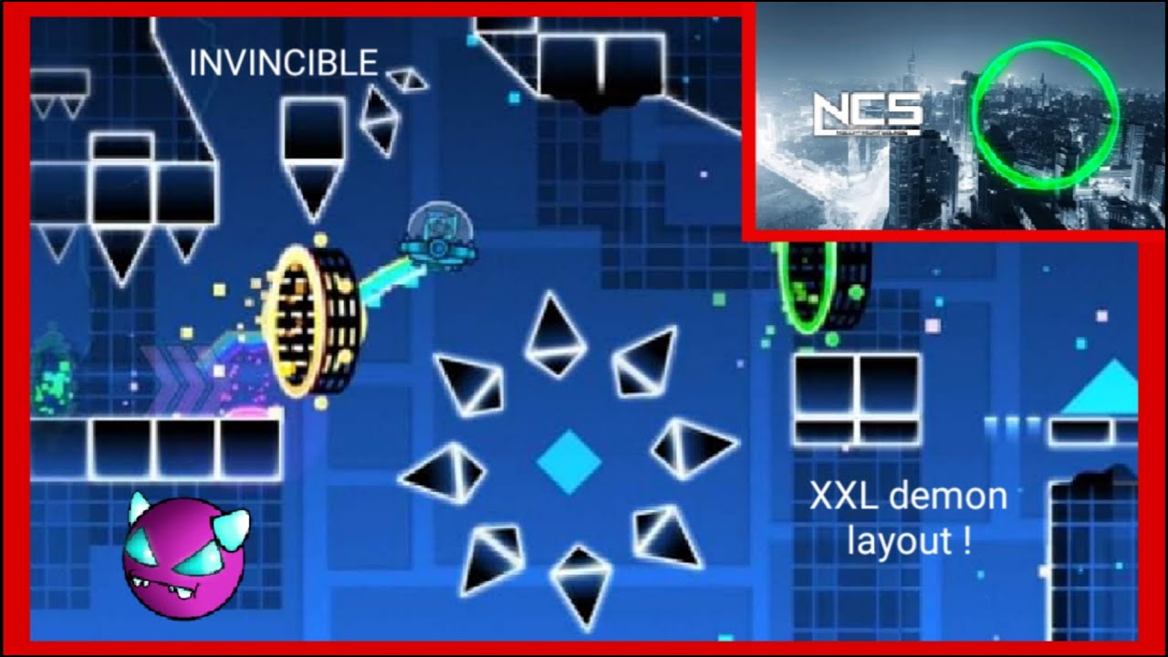 Geometry dash - DEAF KEV - INVINCIBLE (XXL demon layout) by RealMiracle (me)