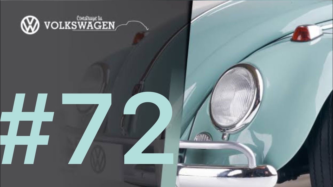 VW Sedan- construye tu volkswagen escala 1/8 salvat -fascículo 72-               #vw  #coleccionismo